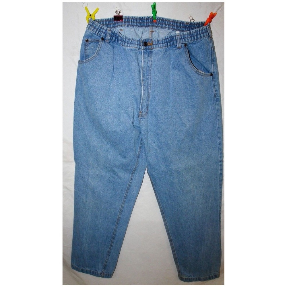 Casual Joe Elastic Waist Denim Pants